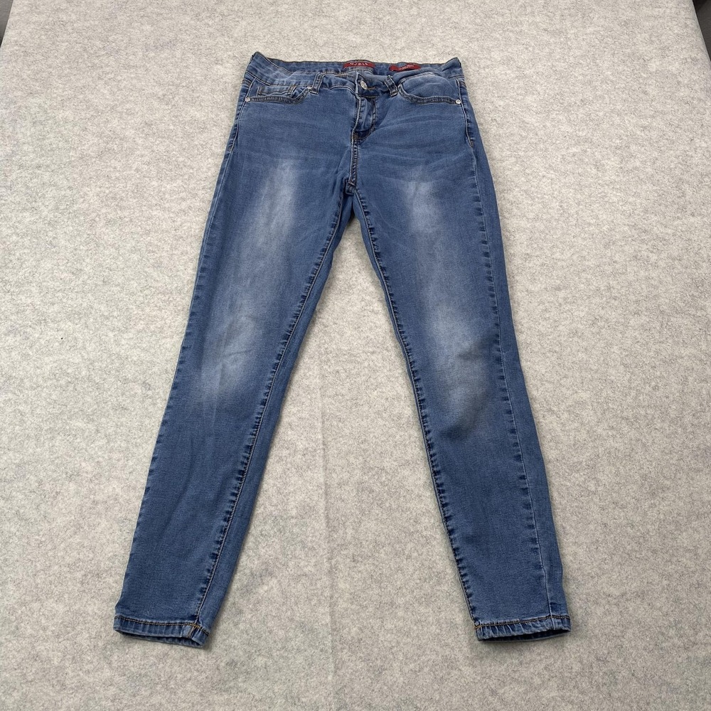 Guess Mid Rise Skinny Melanie Fit Jeans Womens 28 (28x26) Blue Stretch Denim